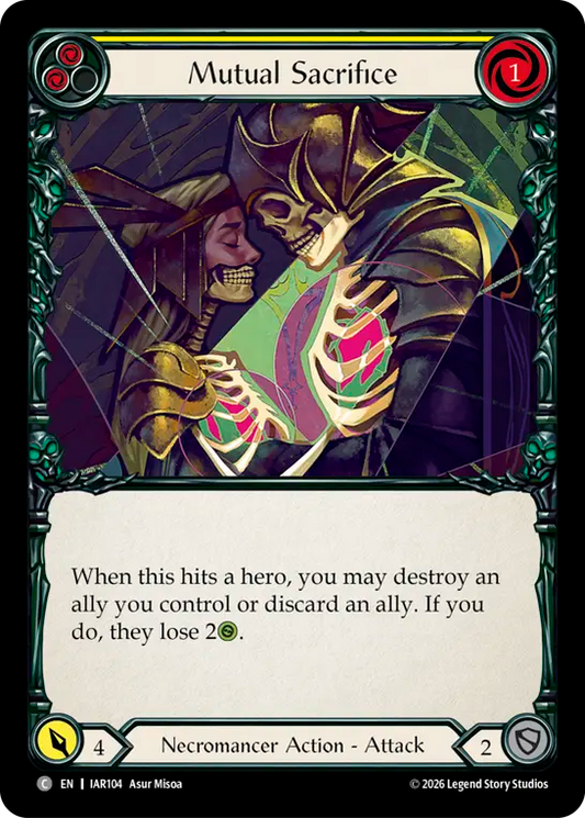 Mutual Sacrifice (Yellow) IAR104 (Usurp the Shadow Throne)