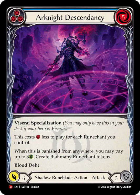 Arknight Descendancy (Blue) IAR111 (Usurp the Shadow Throne)