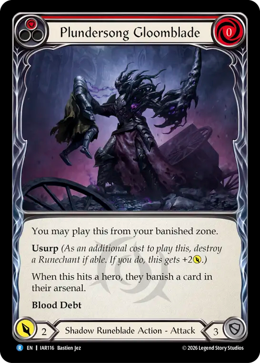 Plundersong Gloomblade (Red) IAR116 (Usurp the Shadow Throne)