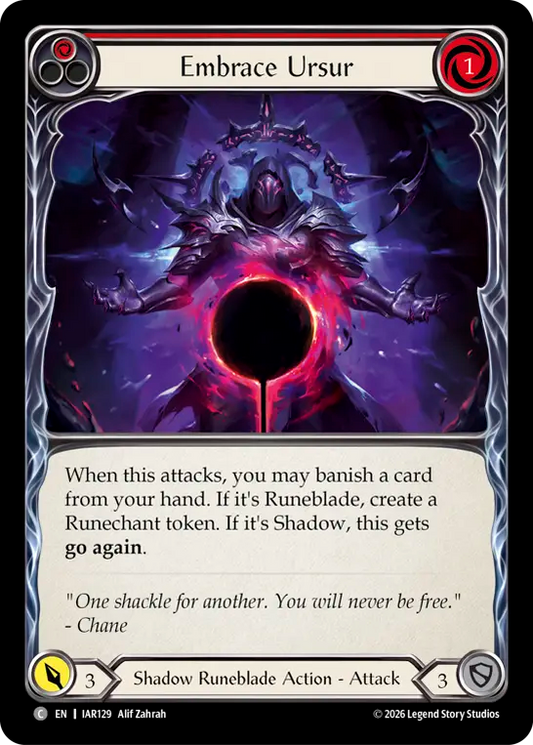 Embrace Ursur (Red) IAR129 (Usurp the Shadow Throne)