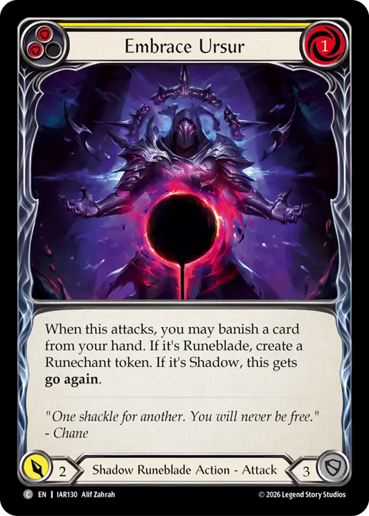 Embrace Ursur (Yellow) IAR130 (Usurp the Shadow Throne)