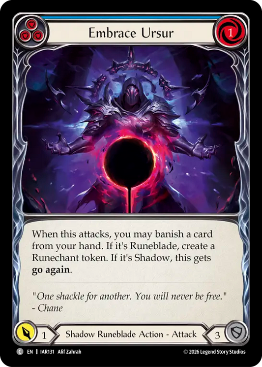 Embrace Ursur (Blue) IAR131 (Usurp the Shadow Throne)