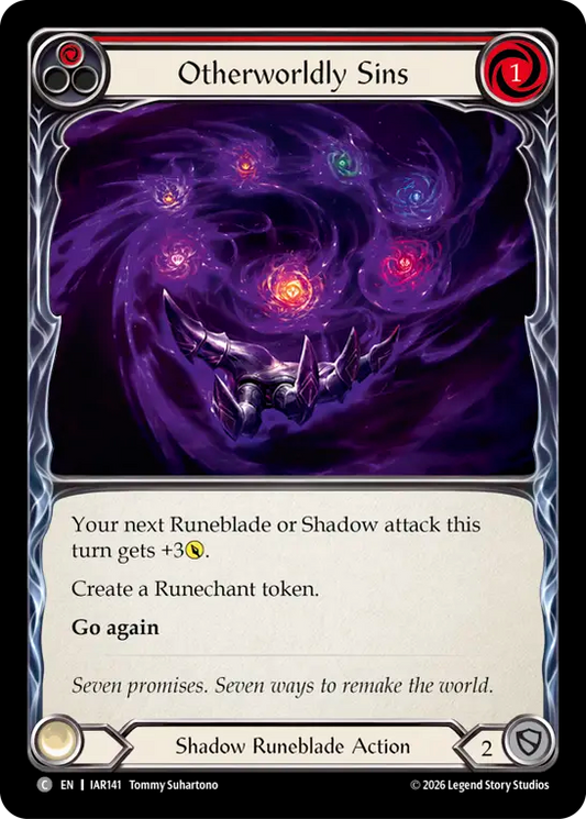 Otherworldly Sins (Red) IAR141 (Usurp the Shadow Throne)