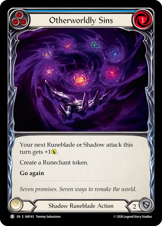 Otherworldly Sins (Blue) IAR143 (Usurp the Shadow Throne)
