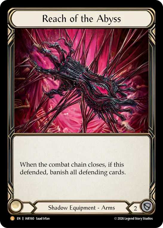 Reach of the Abyss Rainbow Foil IAR160 (Usurp the Shadow Throne)