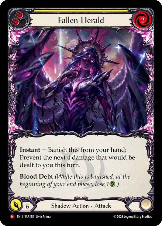 Fallen Herald (Yellow) IAR165 (Usurp the Shadow Throne)