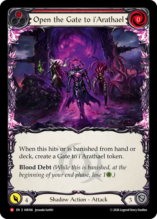 Open the Gate to i'Arathael (Red) IAR166 (Usurp the Shadow Throne)