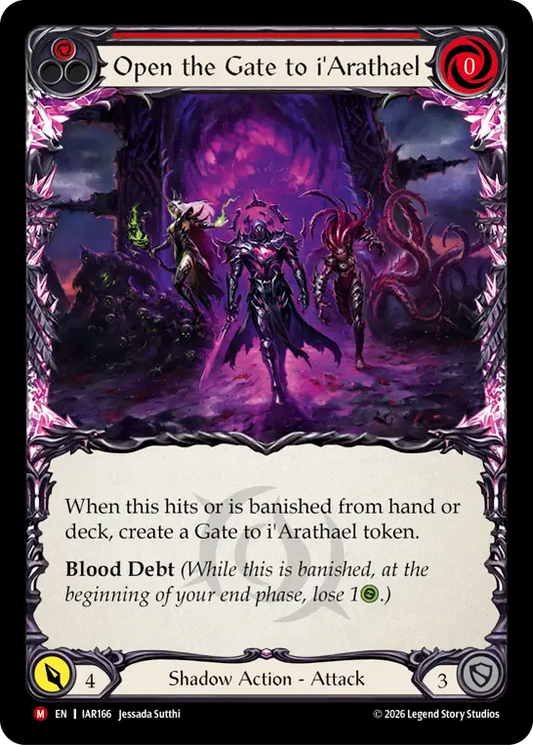 Open the Gate to i'Arathael (Red) IAR166 (Usurp the Shadow Throne)