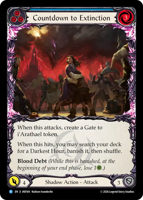 Countdown to Extinction (Blue) IAR169 (Usurp the Shadow Throne)