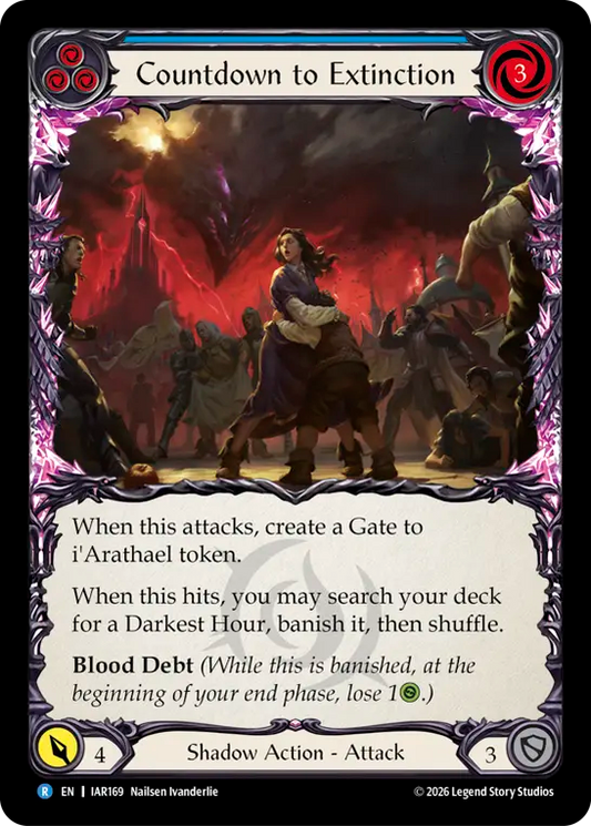 Countdown to Extinction (Blue) IAR169 (Usurp the Shadow Throne)