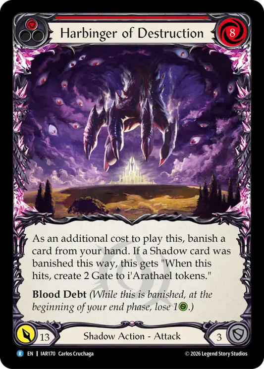 Harbinger of Destruction (Red) IAR170 (Usurp the Shadow Throne)