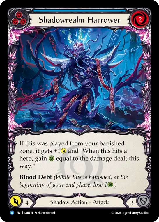 Shadowrealm Harrower (Blue) IAR174 (Usurp the Shadow Throne)
