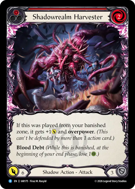 Shadowrealm Harvester (Red) IAR175 (Usurp the Shadow Throne)