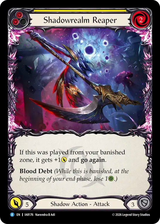 Shadowrealm Reaper (Yellow) IAR176 (Usurp the Shadow Throne)