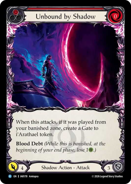 Unbound by Shadow (Red) IAR178 (Usurp the Shadow Throne)