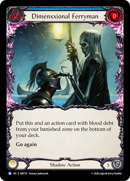 Dimenxxional Ferryman (Blue) IAR179 (Usurp the Shadow Throne)