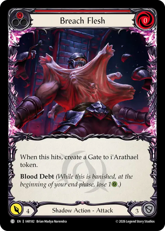 Breach Flesh (Red) IAR182 (Usurp the Shadow Throne)