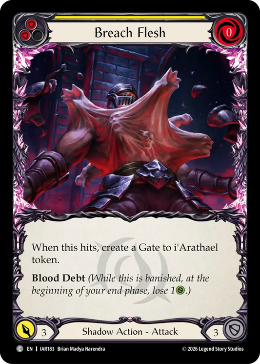 Breach Flesh (Yellow) IAR183 (Usurp the Shadow Throne)