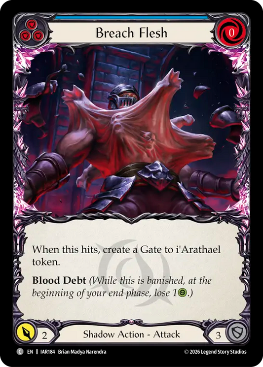 Breach Flesh (Blue) IAR184 (Usurp the Shadow Throne)