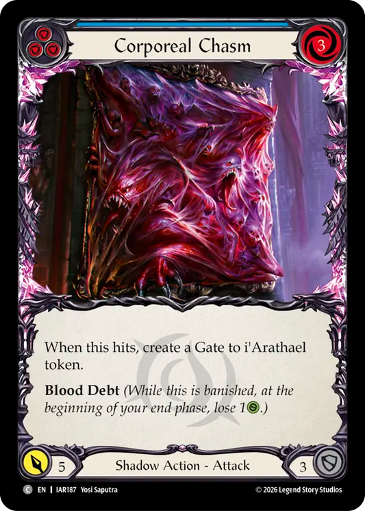 Corporeal Chasm (Blue) IAR187 (Usurp the Shadow Throne)
