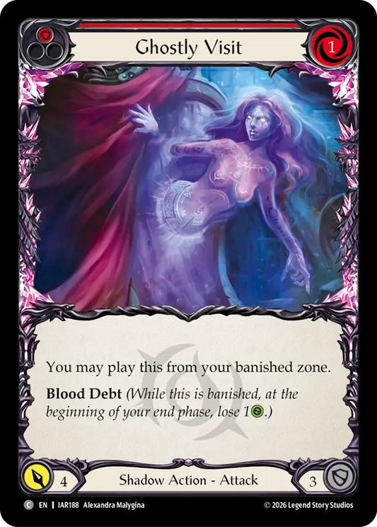 Ghostly Visit (Red) IAR188 (Usurp the Shadow Throne)