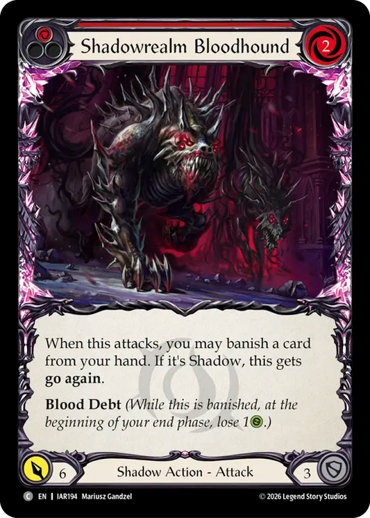Shadowrealm Bloodhound (Red) IAR194 (Usurp the Shadow Throne)