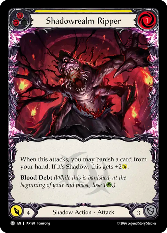 Shadowrealm Ripper (Yellow) IAR198 (Usurp the Shadow Throne)