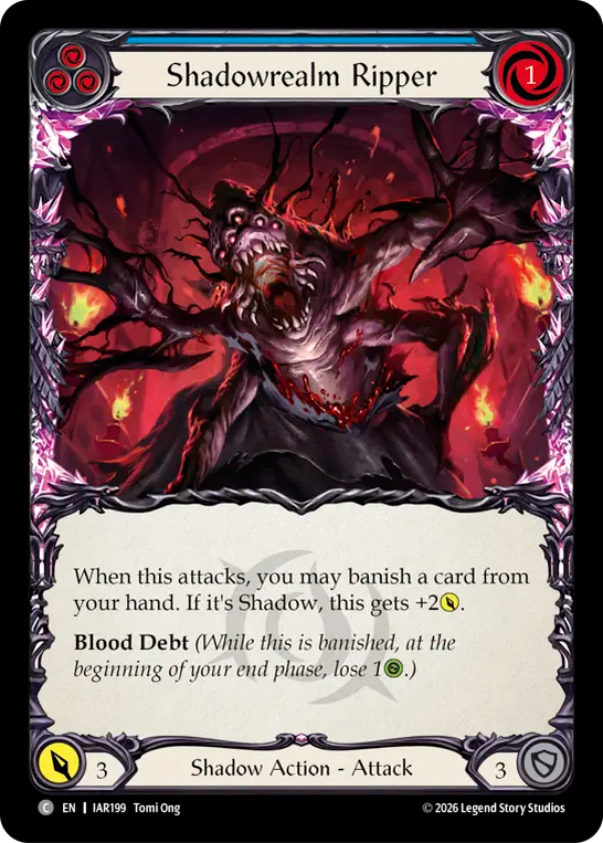 Shadowrealm Ripper (Blue) IAR199 (Usurp the Shadow Throne)