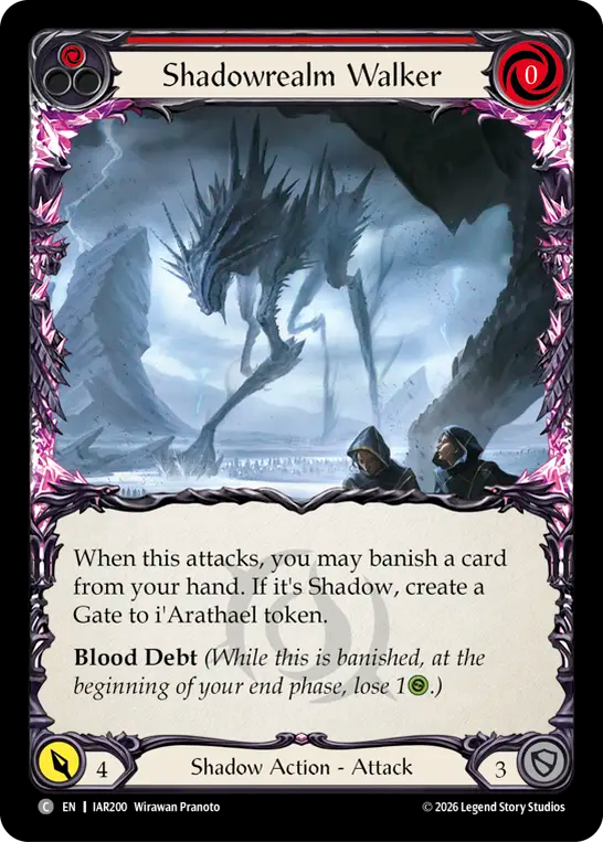 Shadowrealm Walker (Red) IAR200 (Usurp the Shadow Throne)