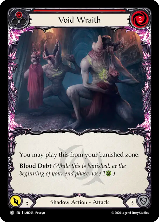 Void Wraith (Red) IAR203 (Usurp the Shadow Throne)