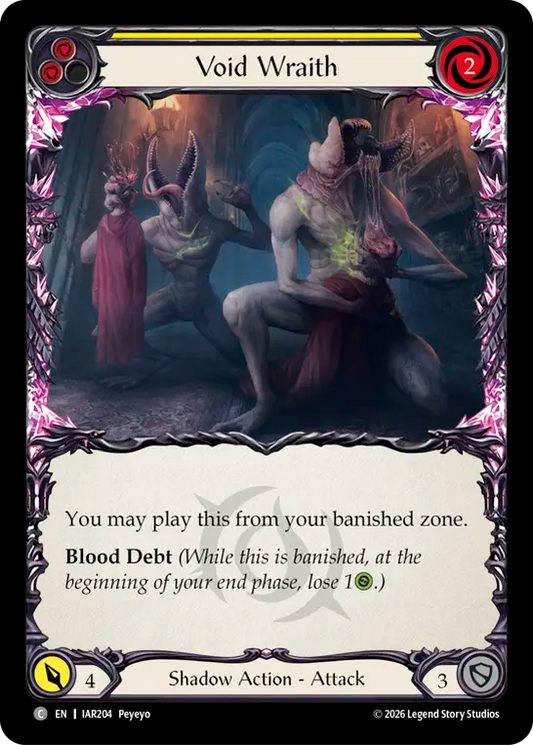 Void Wraith (Yellow) IAR204 (Usurp the Shadow Throne)