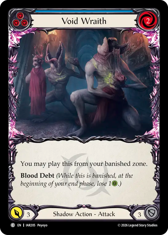 Void Wraith (Blue) IAR205 (Usurp the Shadow Throne)