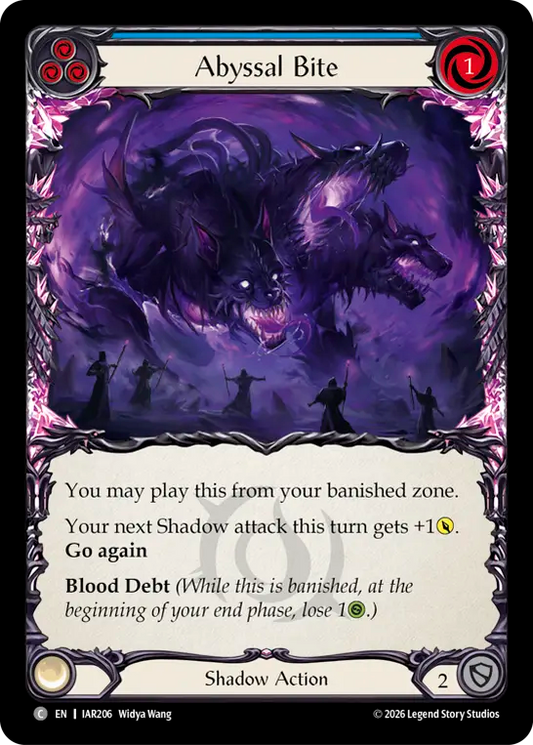 Abyssal Bite (Blue) IAR206 (Usurp the Shadow Throne)