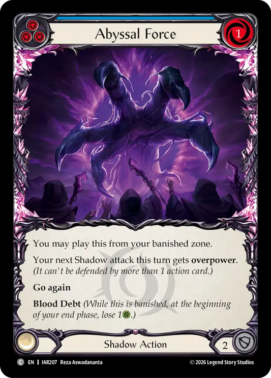 Abyssal Force (Blue) IAR207 (Usurp the Shadow Throne)