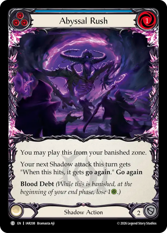 Abyssal Rush (Blue) IAR208 (Usurp the Shadow Throne)