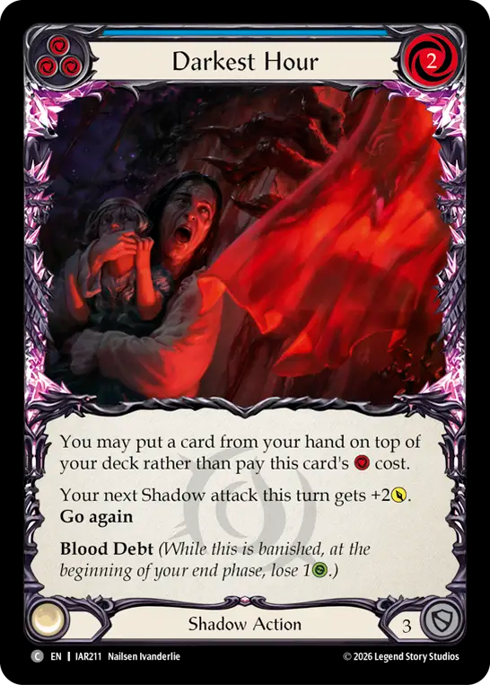 Darkest Hour (Blue) IAR211 (Usurp the Shadow Throne)