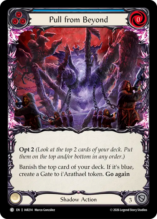 Pull from Beyond (Blue) IAR214 (Usurp the Shadow Throne)
