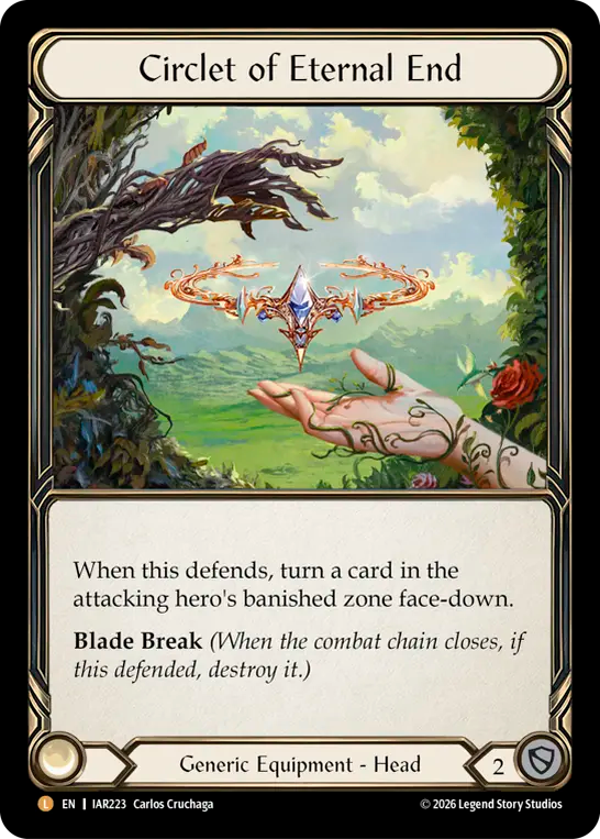 Circlet of Eternal End Rainbow Foil IAR223 (Usurp the Shadow Throne)