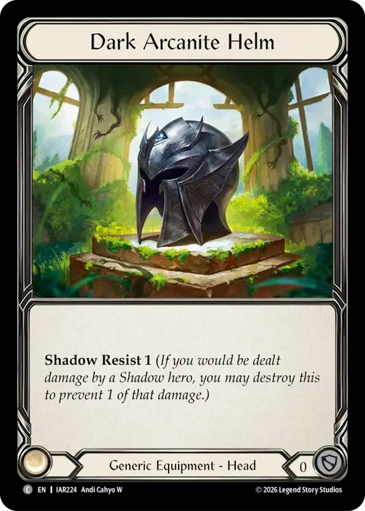 Dark Arcanite Helm IAR224 (Usurp the Shadow Throne)