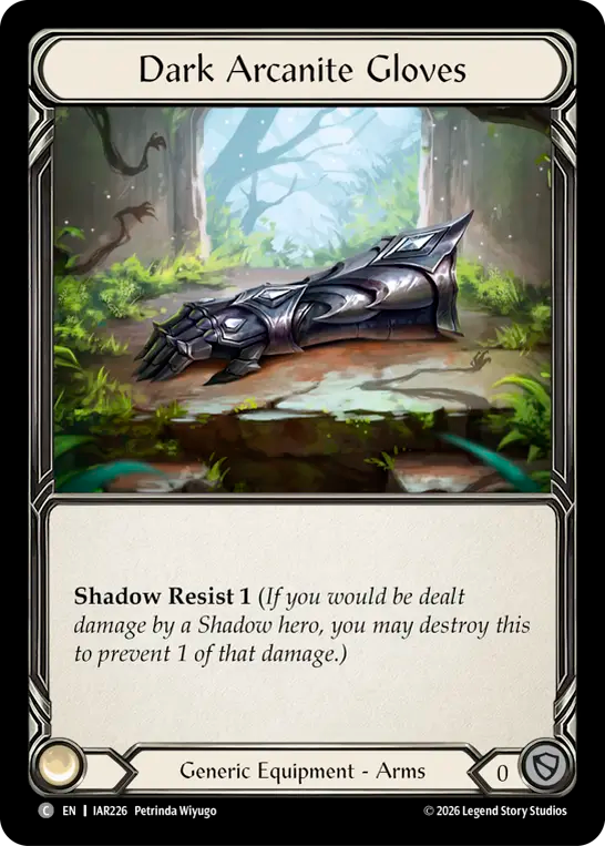 Dark Arcanite Gloves IAR226 (Usurp the Shadow Throne)
