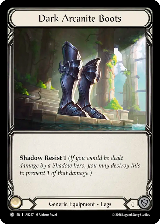 Dark Arcanite Boots IAR227 (Usurp the Shadow Throne)