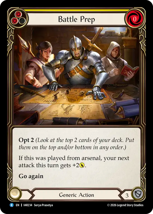 Battle Prep (Yellow) IAR234 (Usurp the Shadow Throne)
