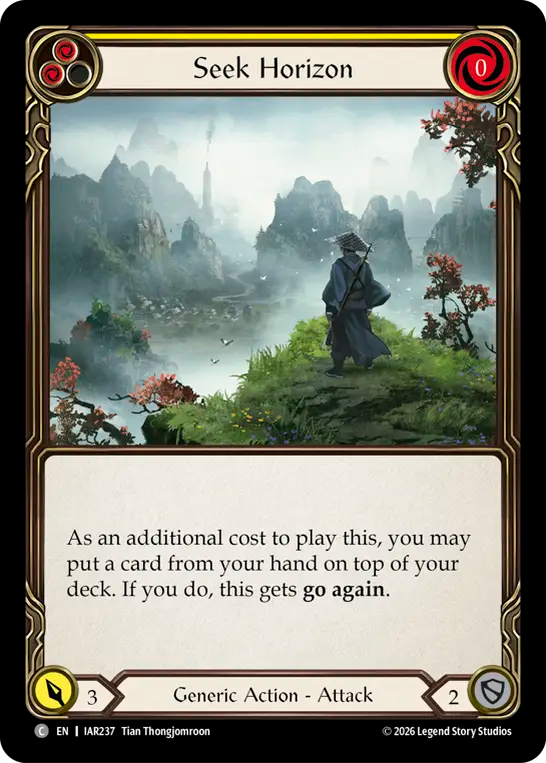 Seek Horizon (Yellow) IAR237 (Usurp the Shadow Throne)