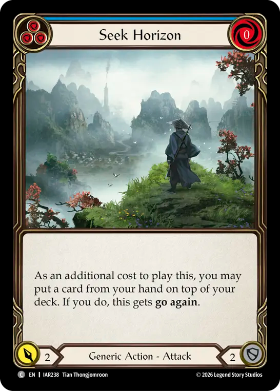 Seek Horizon (Blue) IAR238 (Usurp the Shadow Throne)