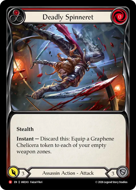 Deadly Spinneret (Red) IAR243 (Usurp the Shadow Throne)