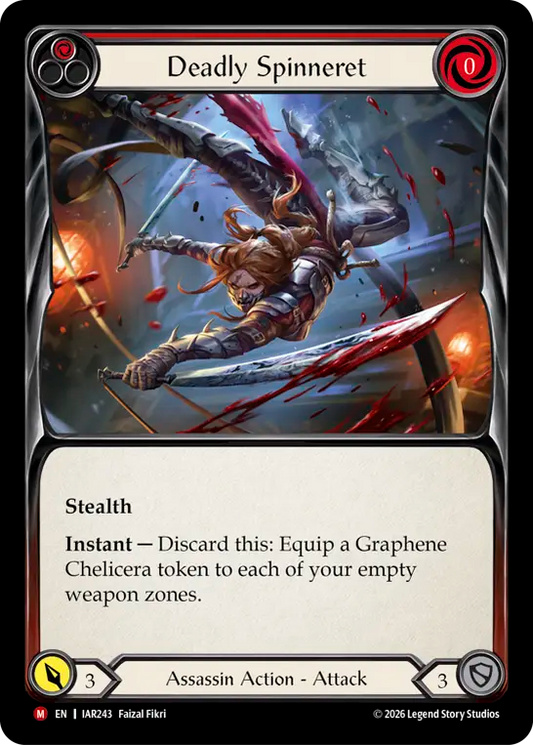Deadly Spinneret (Red) IAR243 (Usurp the Shadow Throne)