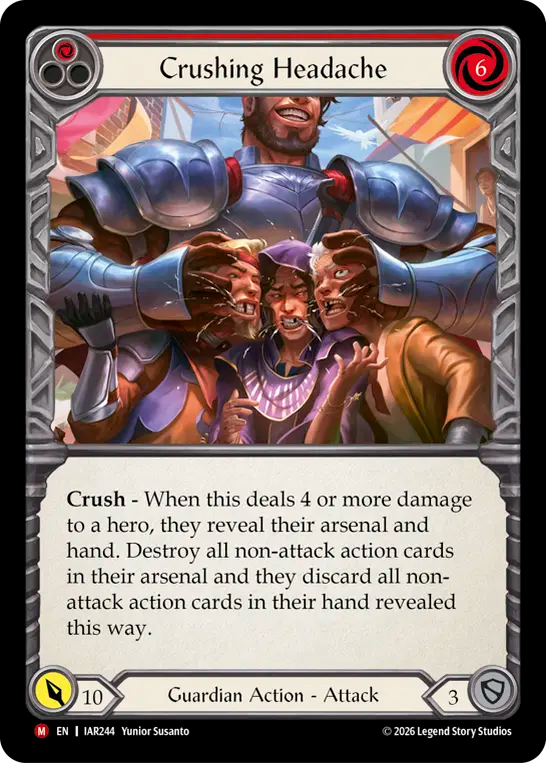 Crushing Headache (Red) IAR244 (Usurp the Shadow Throne)