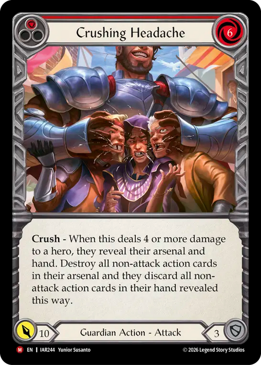 Crushing Headache (Red) IAR244 (Usurp the Shadow Throne)