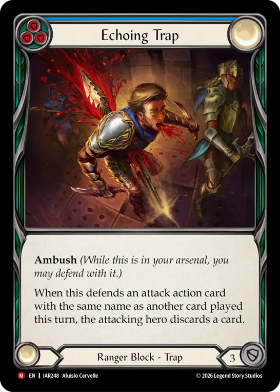 Echoing Trap (Blue) IAR248 (Usurp the Shadow Throne)