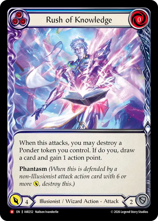 Rush of Knowledge (Blue) IAR252 (Usurp the Shadow Throne)